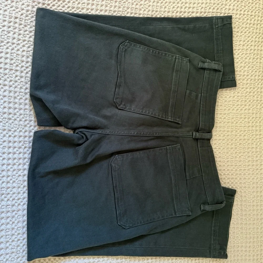 Everlane The Slim Leg Crop Jeans Black Size 4 High Rise Stretch Denim - Picture 5 of 10